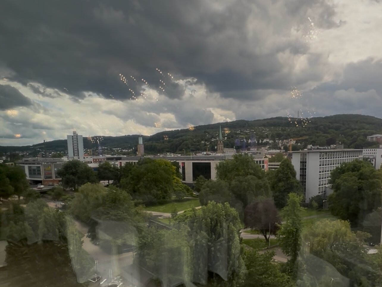 Blick aus dem Skyroom über Hagen